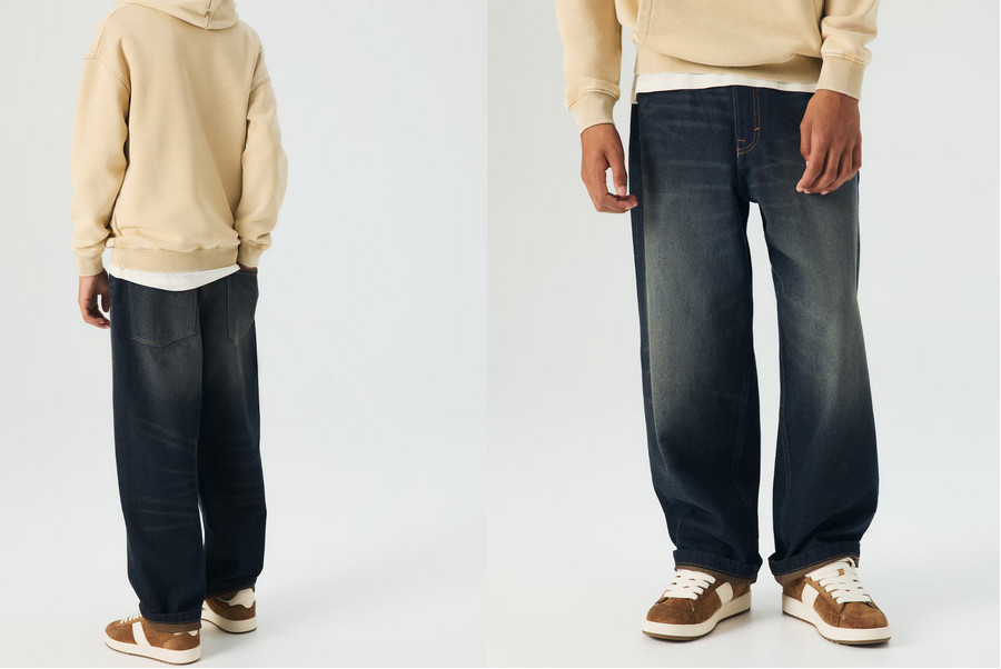 chlapčenské Baggy Jeans, nové , velkost 170 , zn. H&M - 3