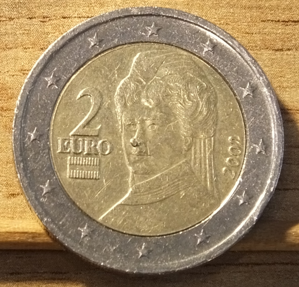 2 Euro - 2002 Rakusko chyboražba ponuknite cenu. 028 - 3