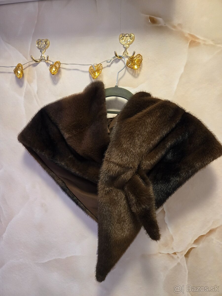 Kožušinový šál zara - 3