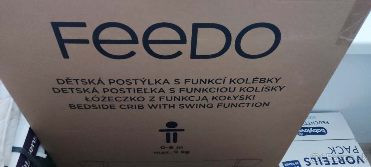 Detská postieľka s funkciou kolísky - 3