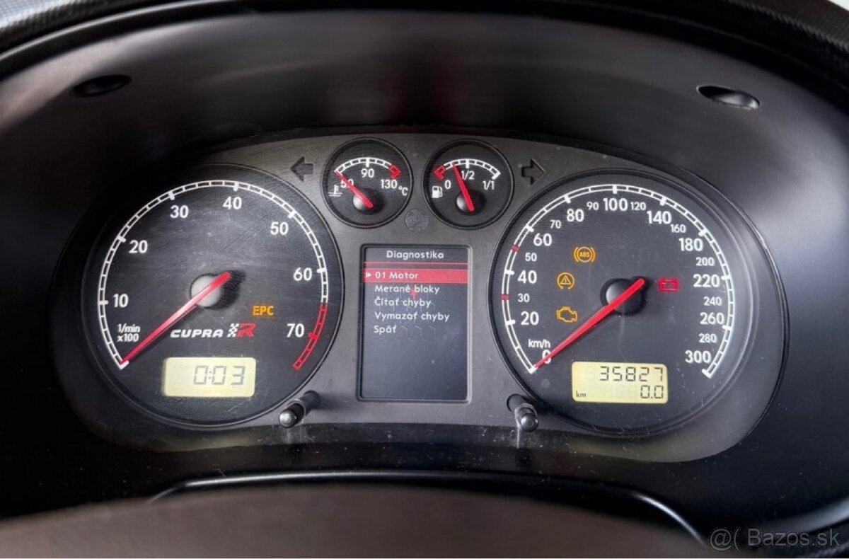 Maxidot budíky Seat leon 1.8T - 3