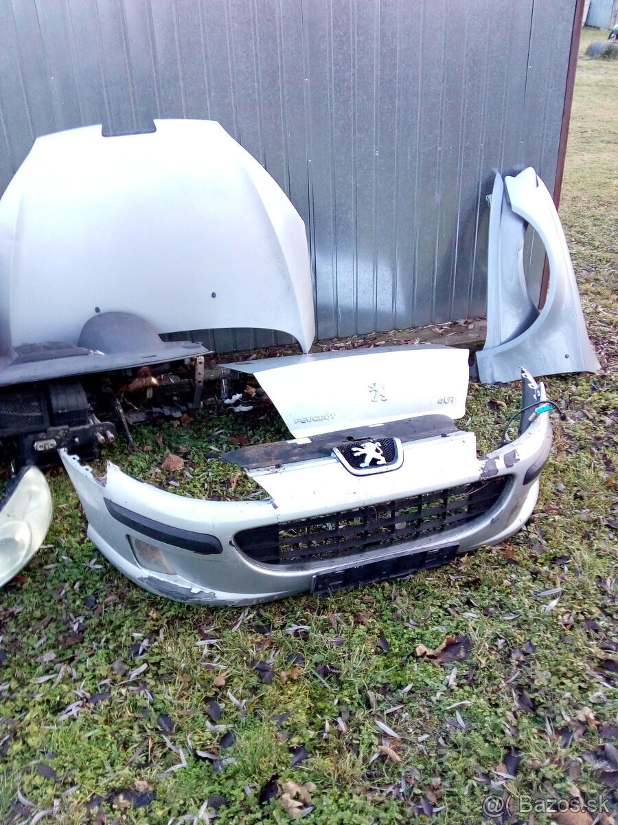 Peugeot 407 predna+zadná kapota, dvere sedačky - 3