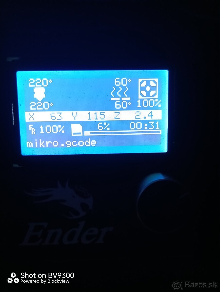 3D tlačiareň ENDER - 3