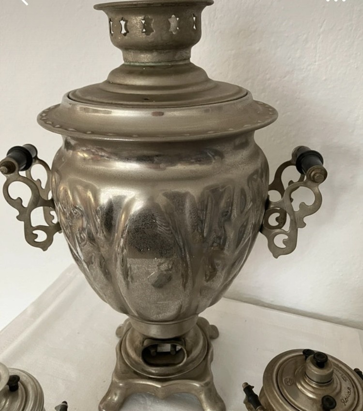 3 samovary/čajovary - 3