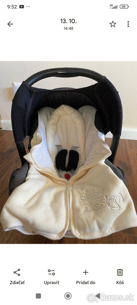 Detské vajičko zn. Maxi Cosi od 0-13kg+deka Zn.Richelieu - 3