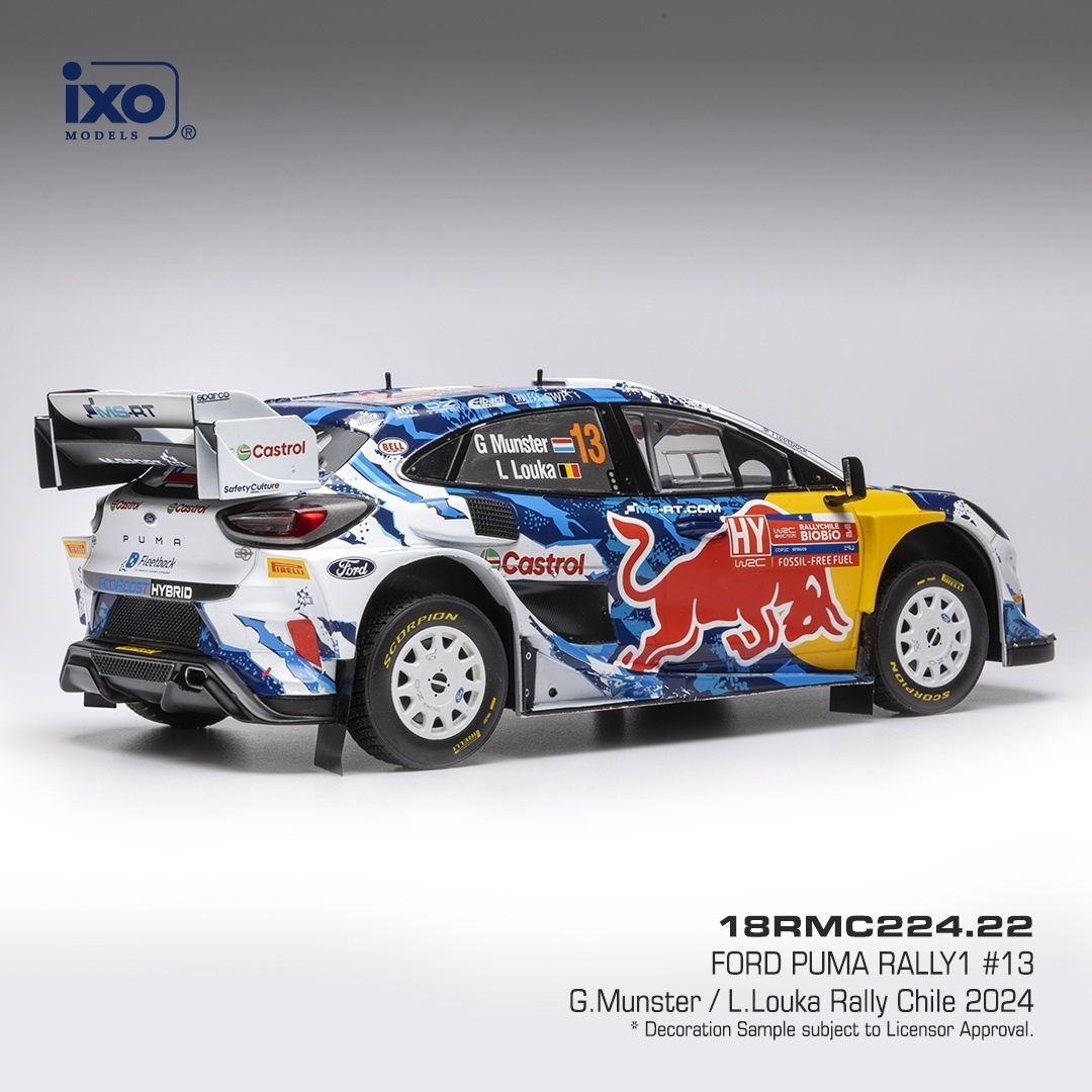 Modely Ford Puma Rally1 1:18 IXO - 3