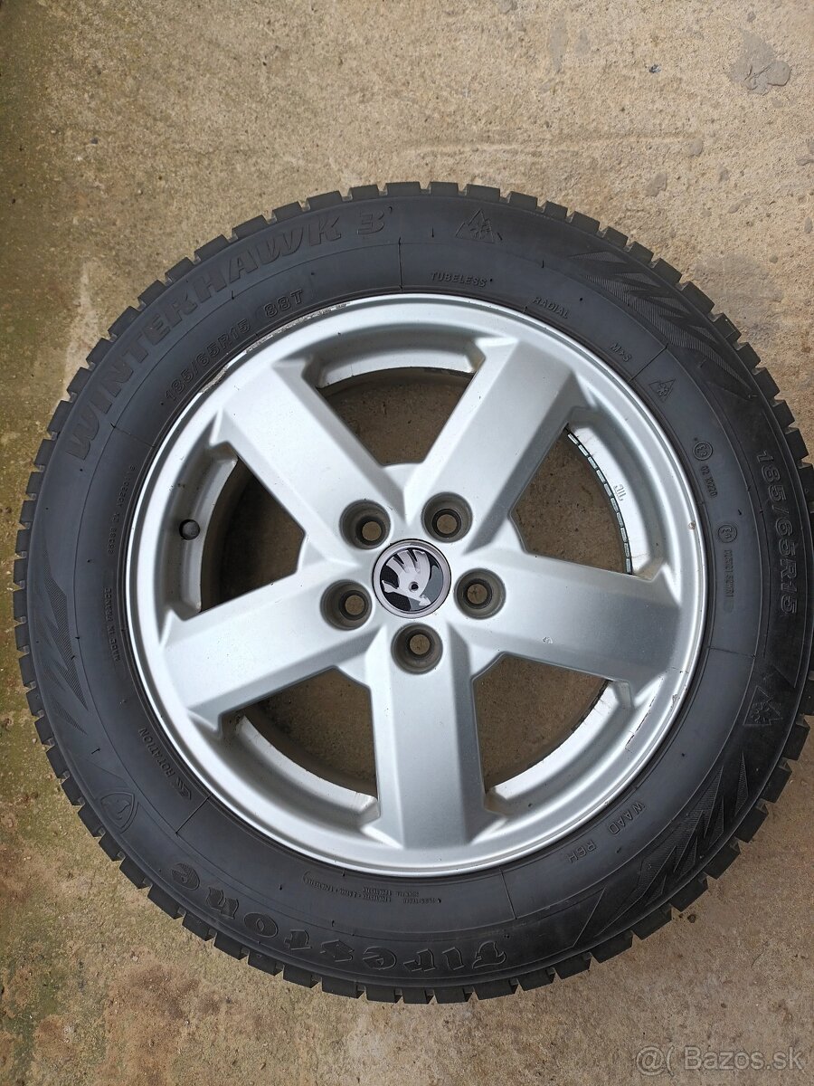 5x100 r15 zimné pneu - 3