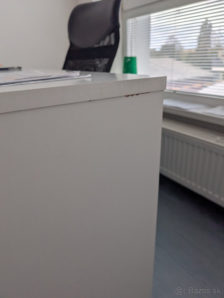 PC stôl, dub artisan/biela, RIOMA TYP 11 - 3