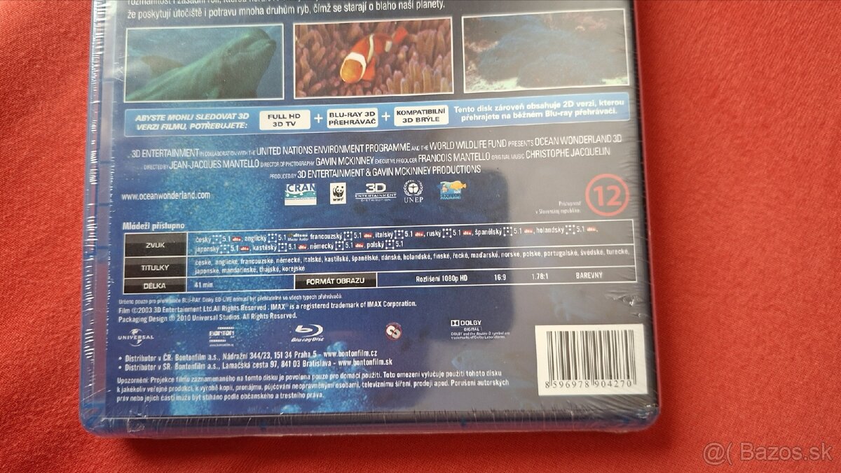 Predám Blu-ray + Blu-ray 3D Perla Oceánov - 3