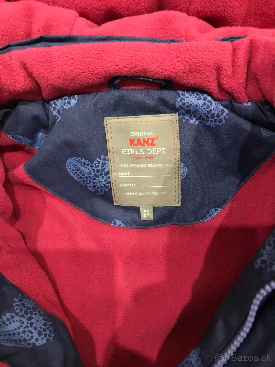 Zimný overal veľ.92 zn. KANZ - 3