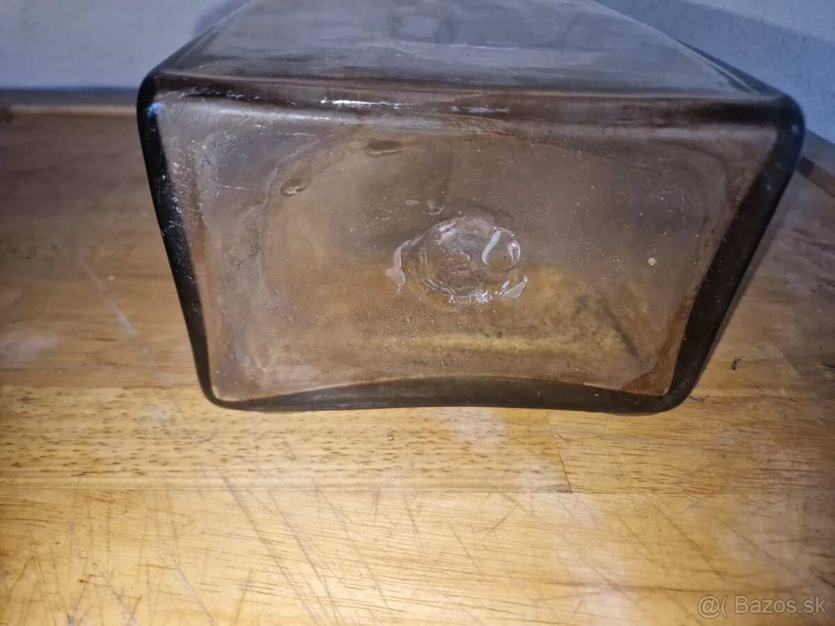 Baroková sklenená fľaša - 3