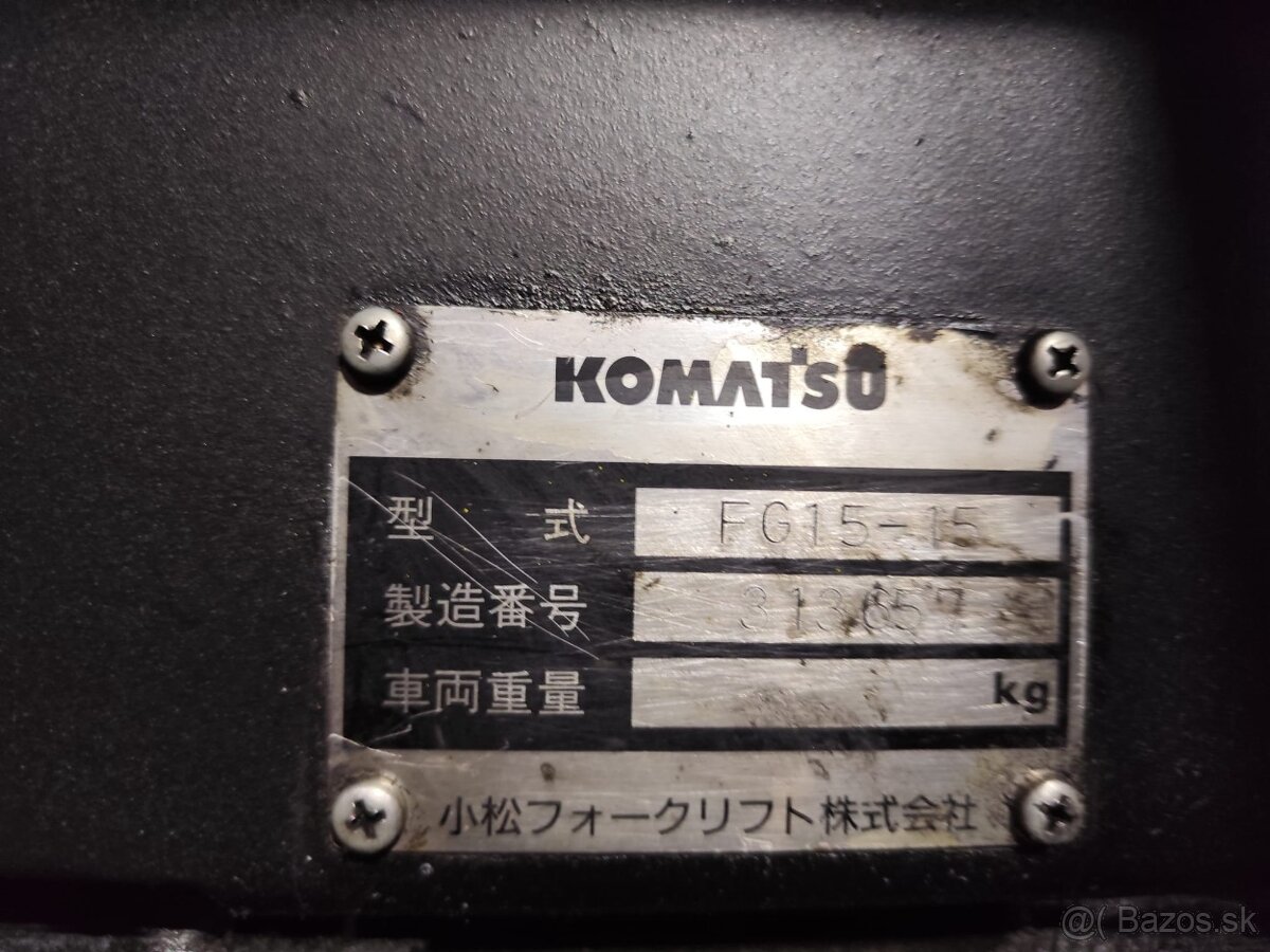 Komatsu 1,5t - 3