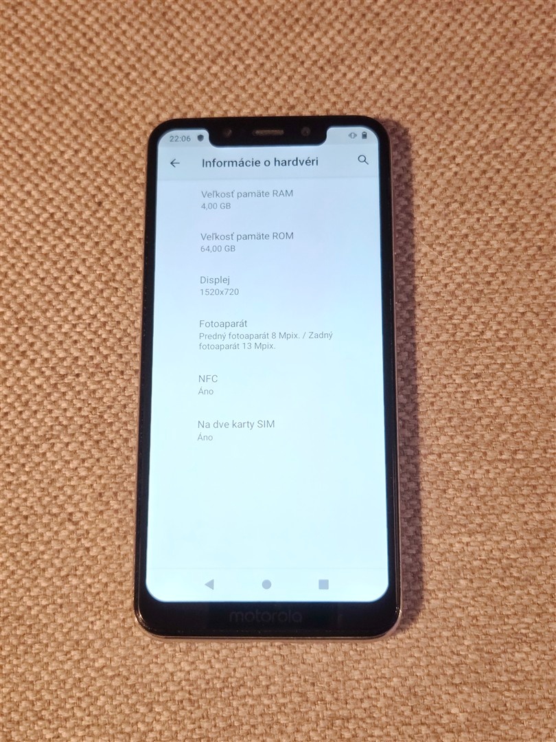 Motorola One White - 3