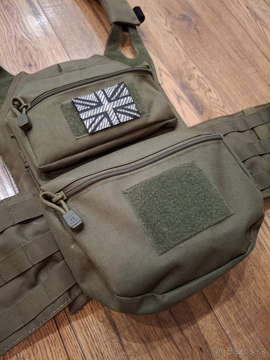 Vesta / Nosič plátov 8Fields zelená, plne vybavená - 3