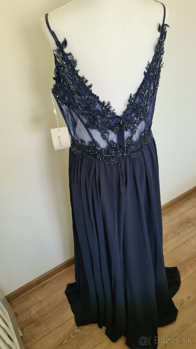 Luxusné spoločenské šaty L/XL - 3