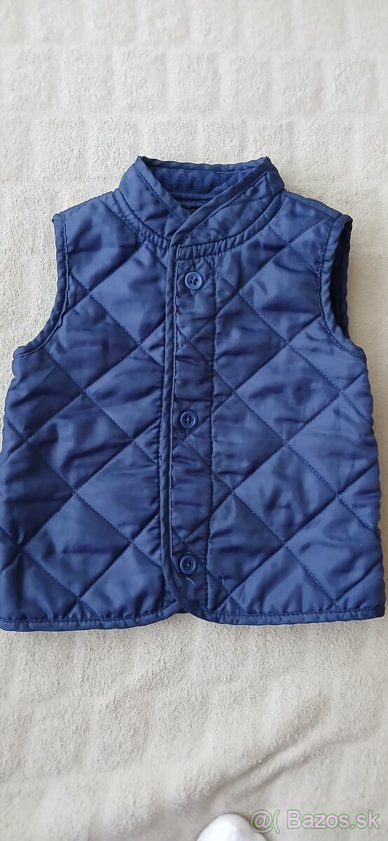 Obojstranná mikina+vesta v.74-80 - 3