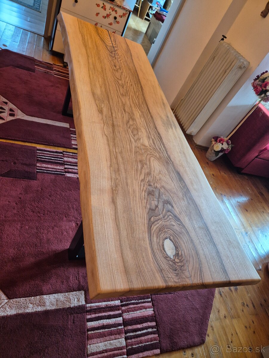 Masívny jedálenský stôl Nový - 3