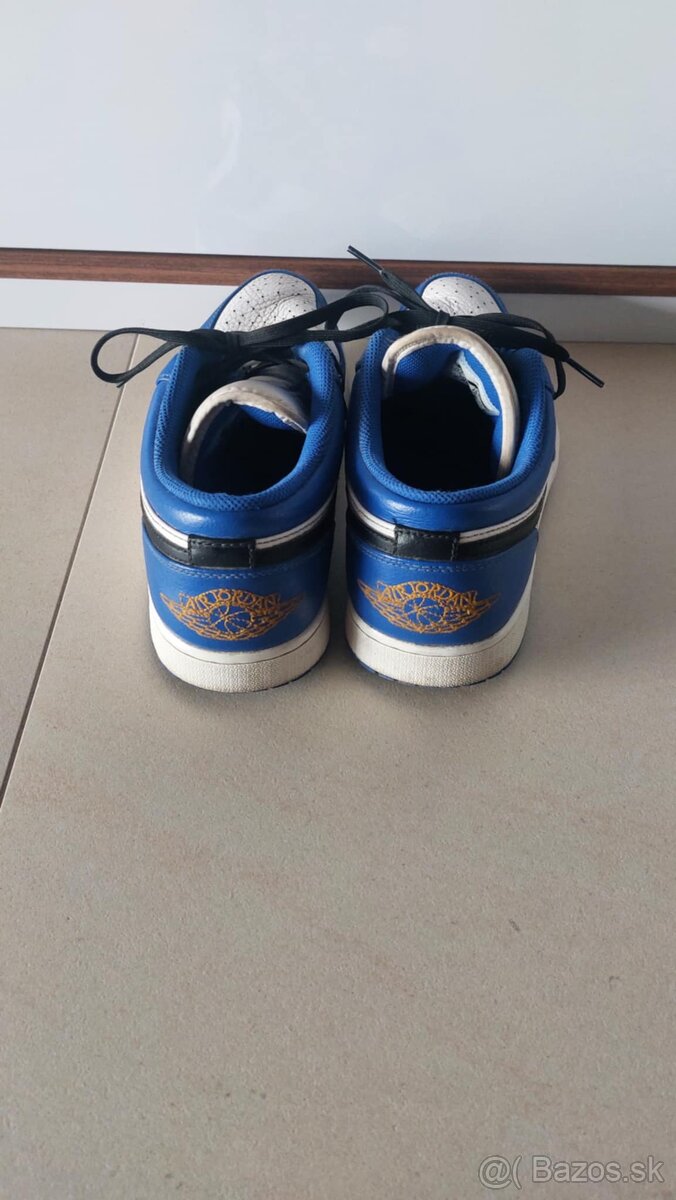 Jordan 1 Low Hyper Royal Orange Peel (č.46) - 3