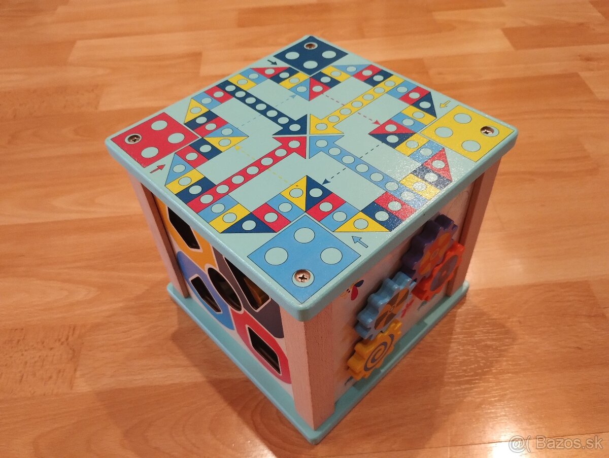 Drevenná multiaktívna kocka - 3