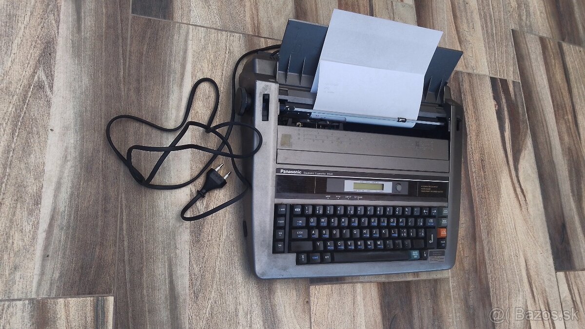 Prodám psací stroj Panasonic . - 3