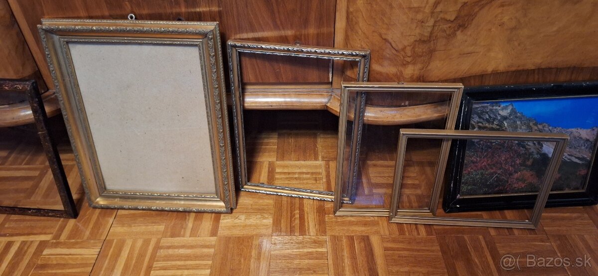 6ks starožitné rámy spolu - 3