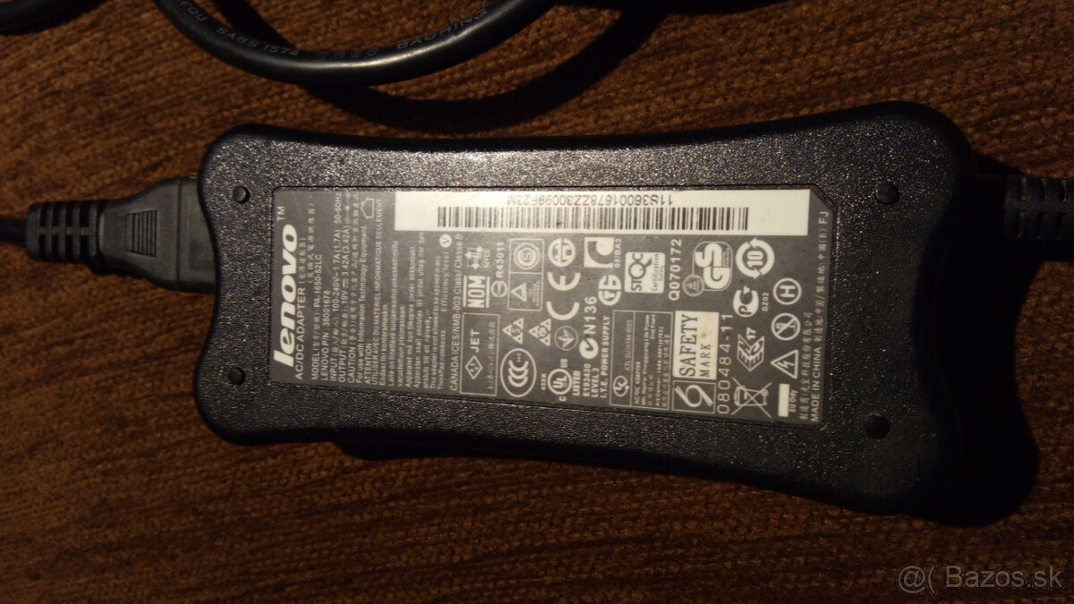Predám napájací adaopter Lenovo pre NB - 3
