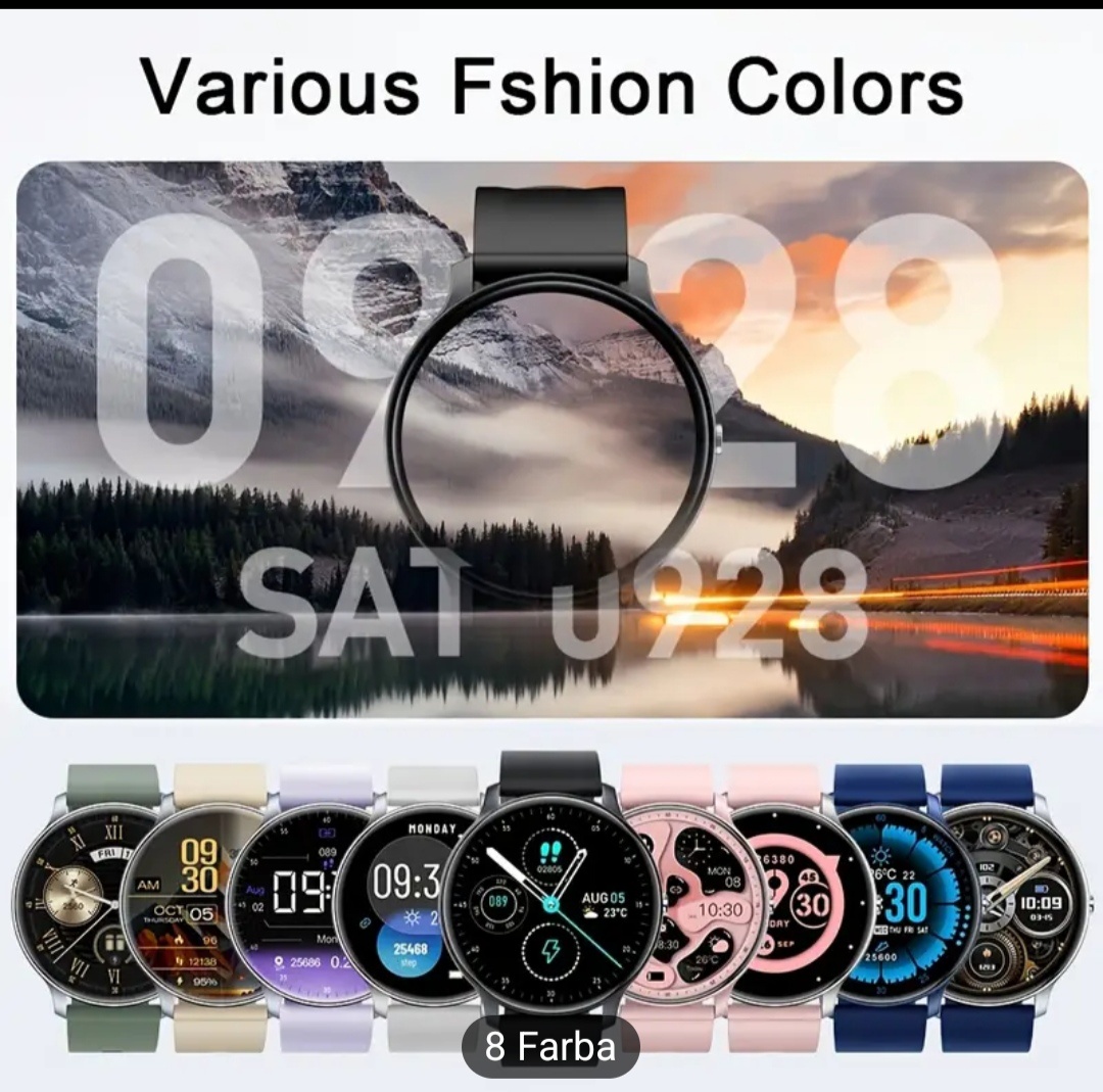 GWENLAND 3,71 cm HD dotyková inteligentná hodinky - bezdrôto - 3