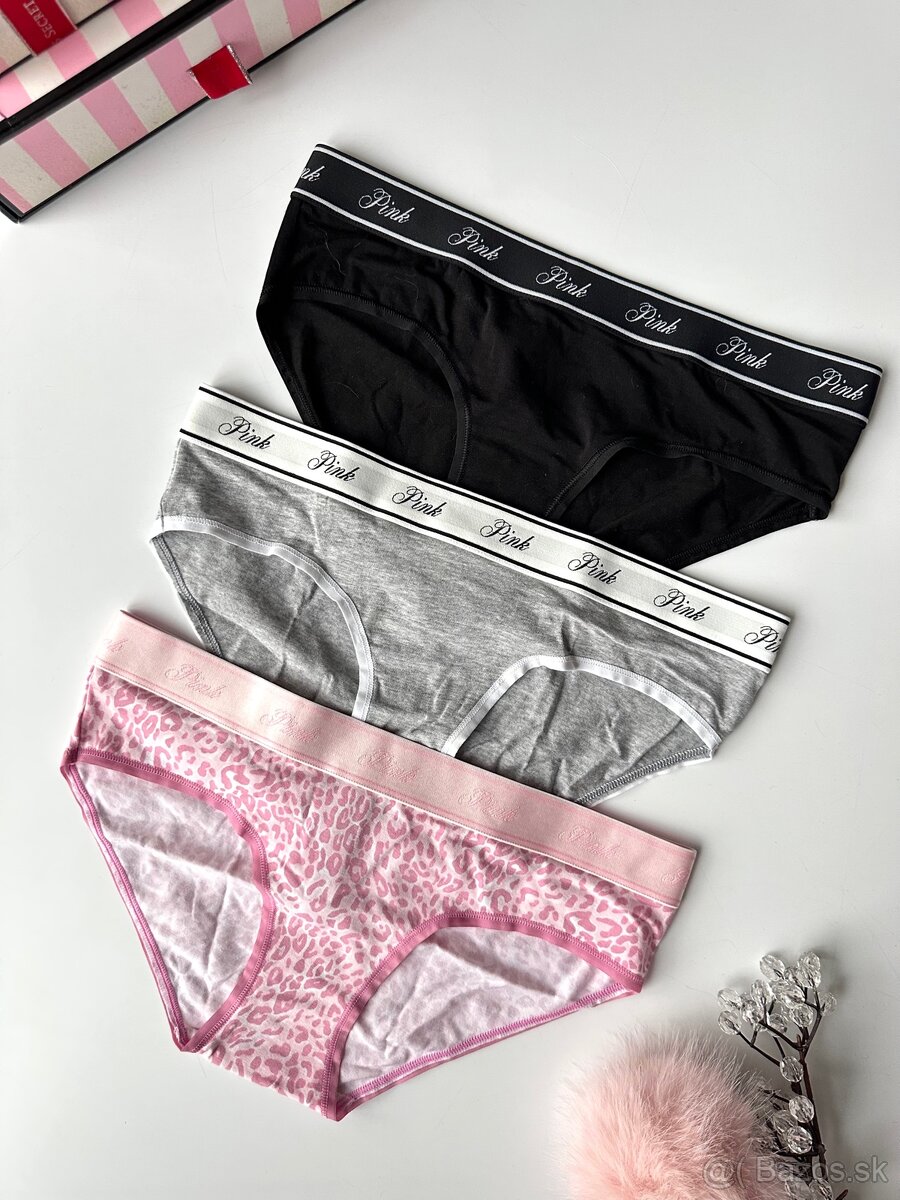 Victoria’s Secret pink nohavičky S - 3