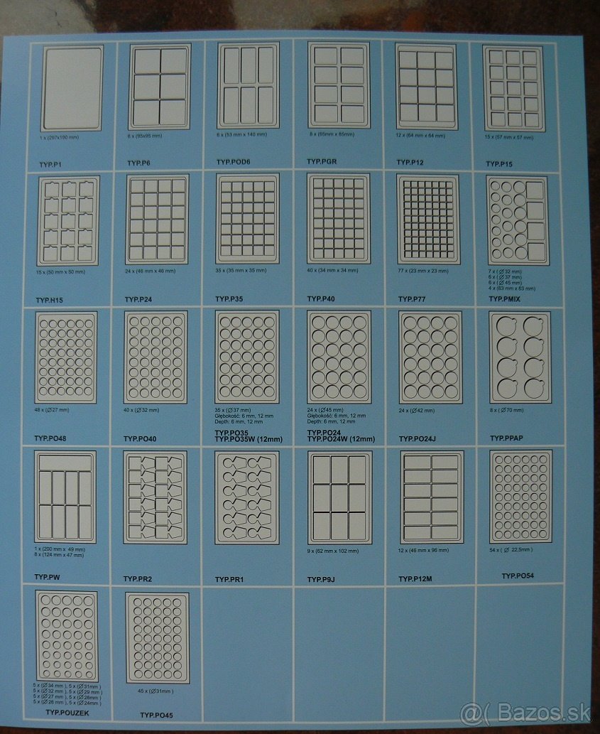 Kufríky a platá na vyznamenania - 3