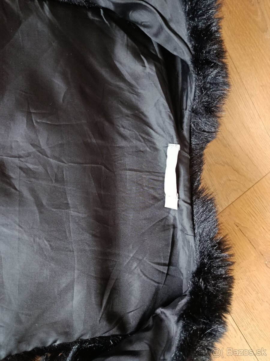 Kožušinová vesta čierna, UNI - 3