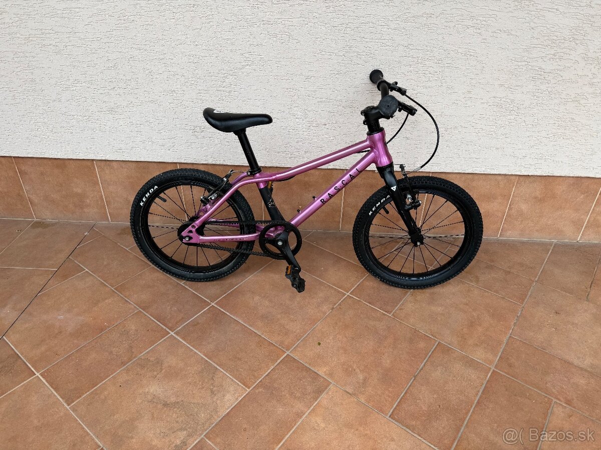 Detský bicykel Rascal 16” ružový - 3