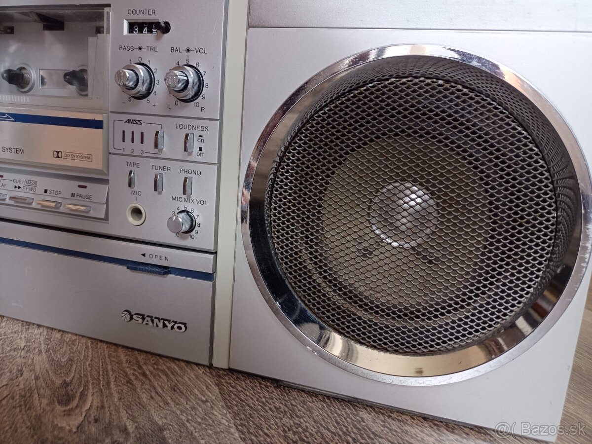Sanyo C7s, radiomagnetofon retro kazeťák - 3