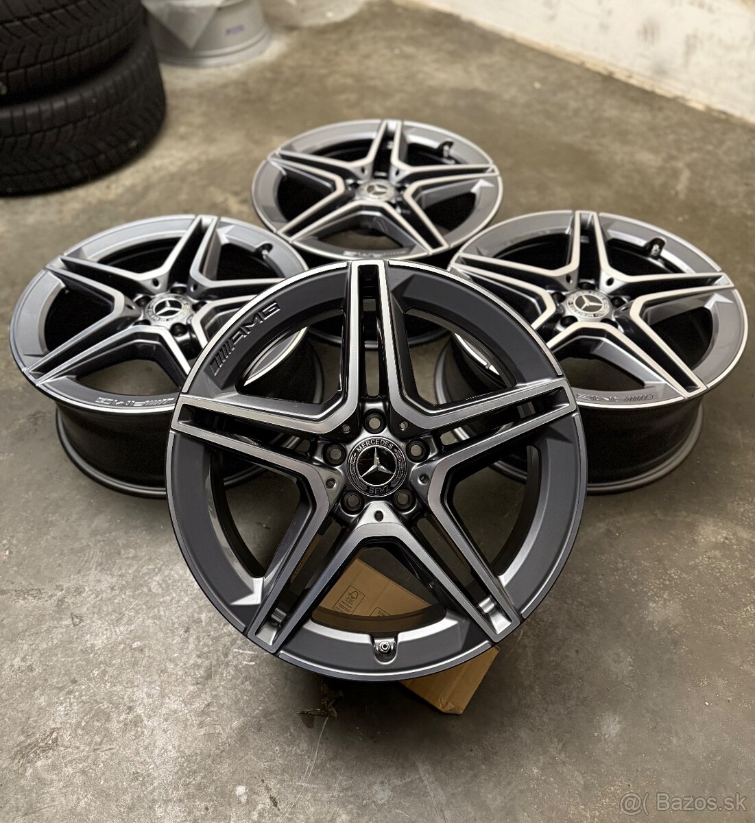 Nepoužité hliníkové disky 5x112 R19 Mercedes Benz GLC X253 - 3