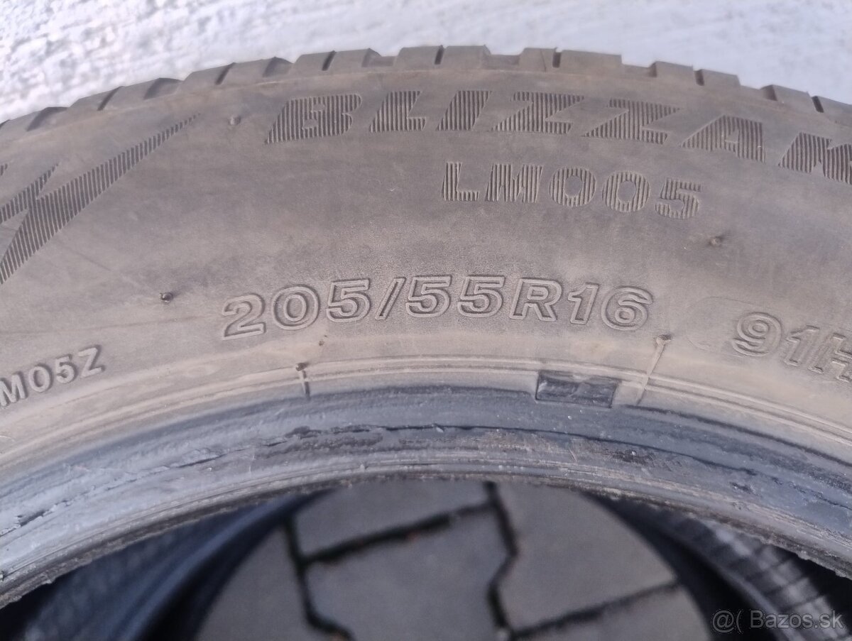 2x Bridgestone zimné 205/55 R16 - 3