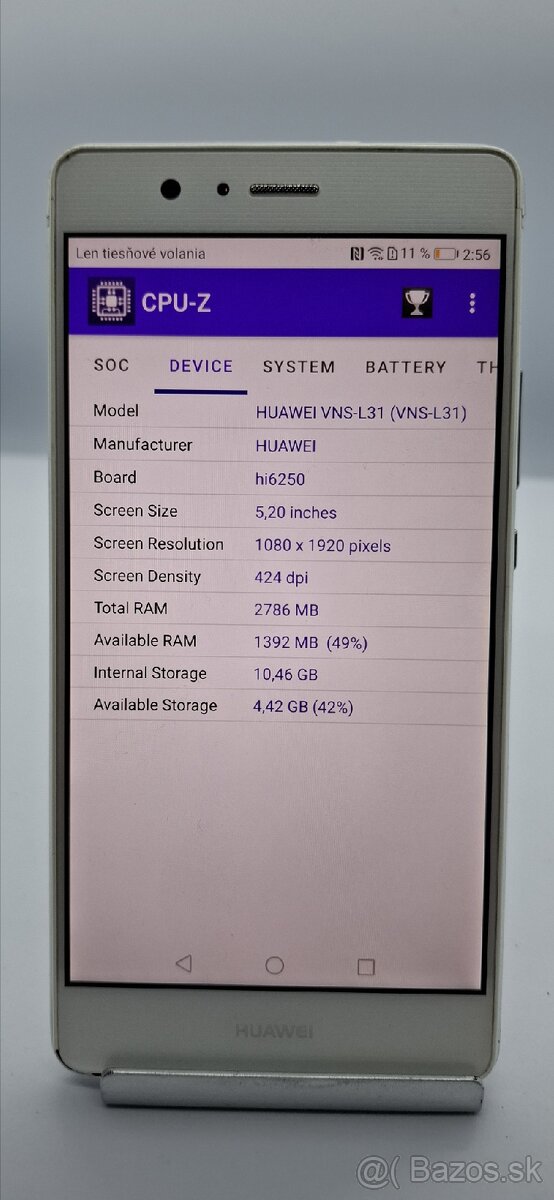 Predám mobilný telefón Huawei P9 Lite (model VNS-L31) - 3