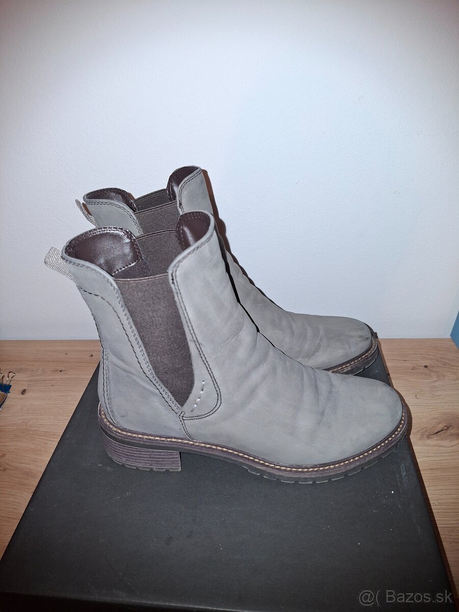 Zimné kožené topánky - 3