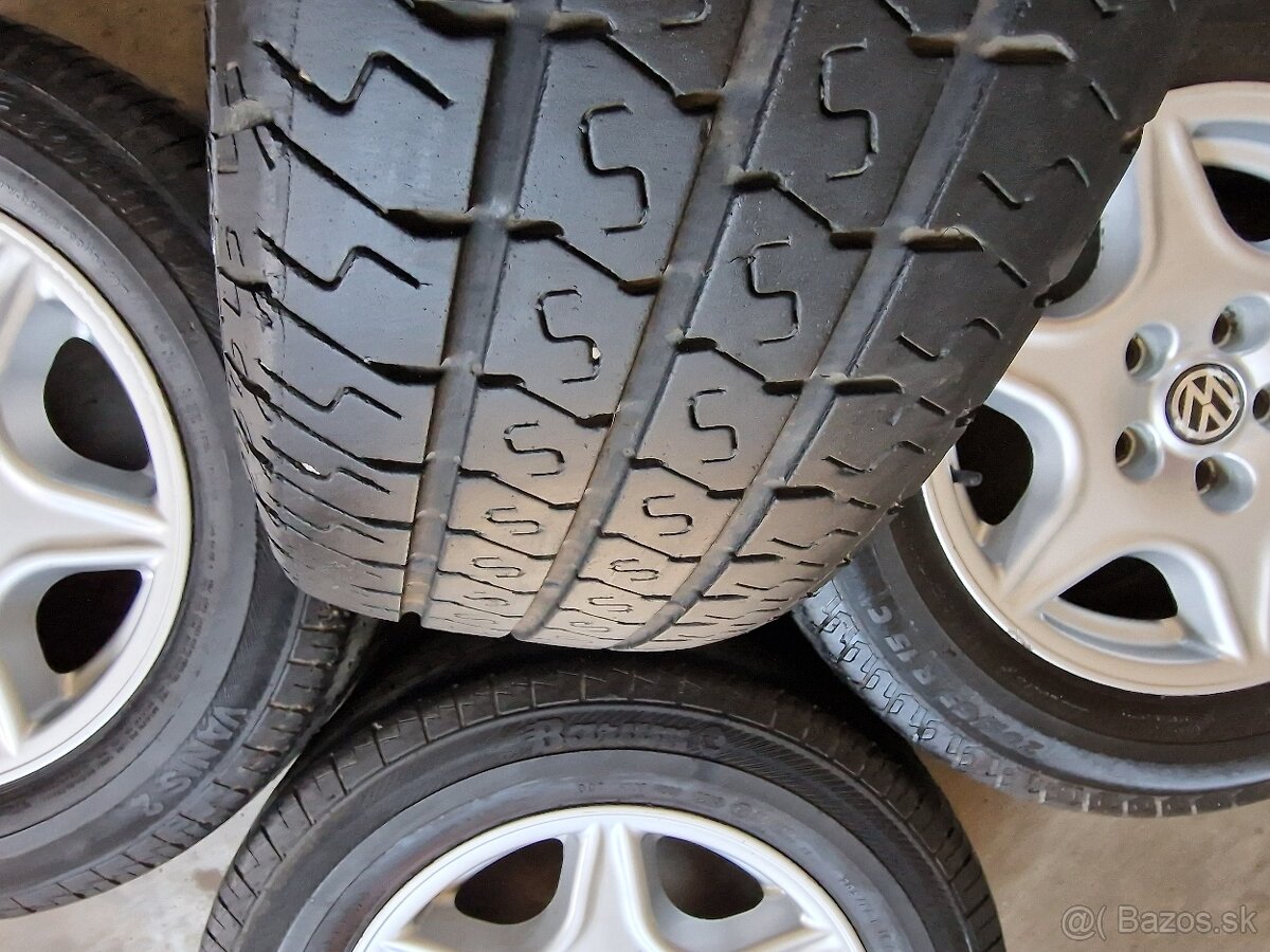 Alu disky org.VW T4 15" 205/65R16C - 3