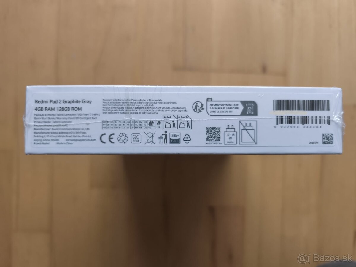 Predam cisto novy, zabaleny tablet Redmi pad 2 - 3