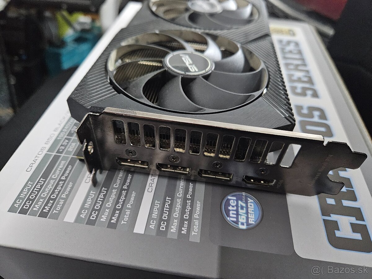 Predám ASUS DUAL GeForce RTX 3060 Ti V2 MINI - 3