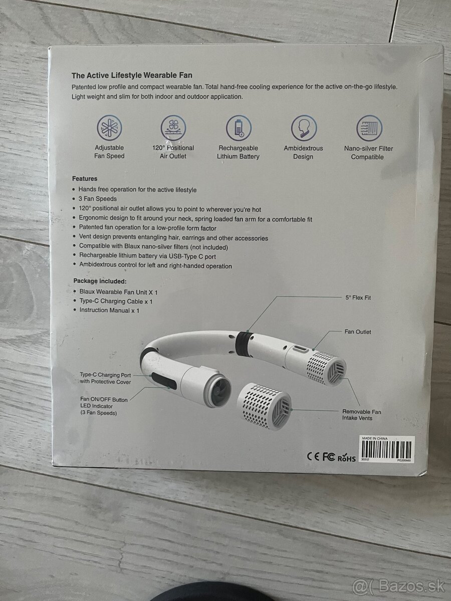 Ventilátor na krk Blaux - 3