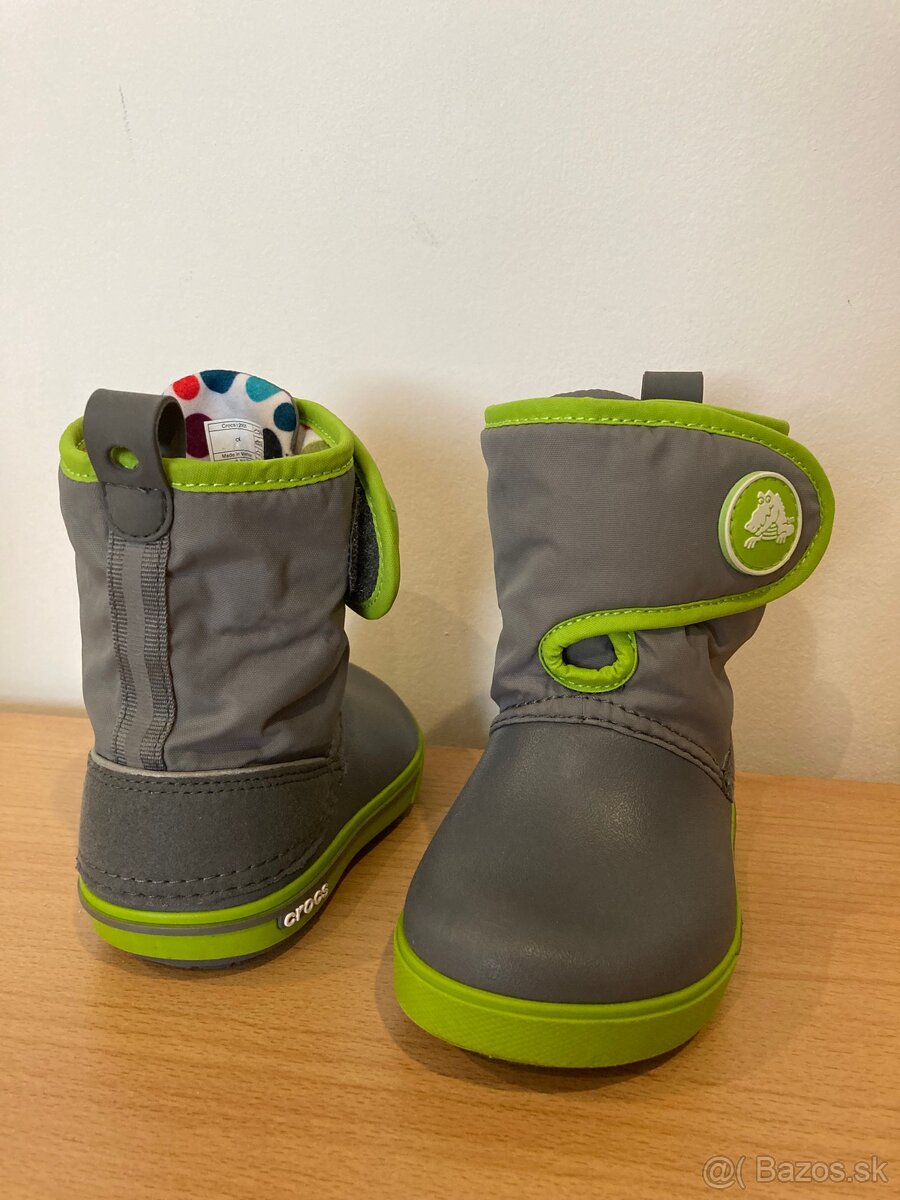 Detské crocs zateplené gumáky C6 (22/23) - 3