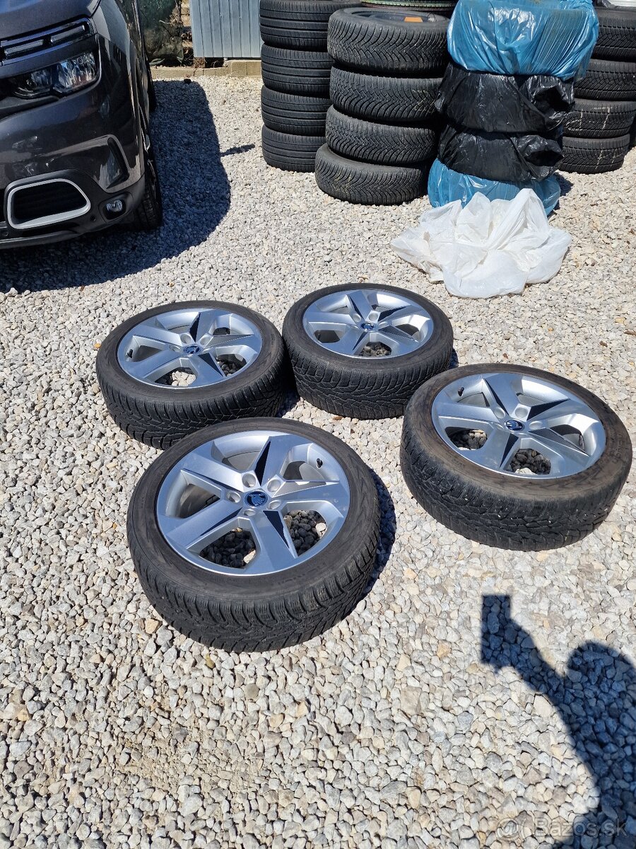 5x112 R17 orig. ŠKODA + 225/45 R17 zimné (Nokian) - 3