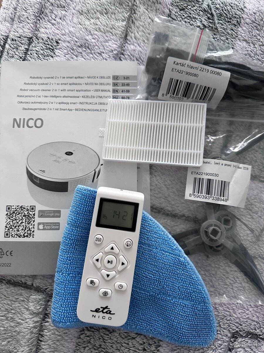 Predám robotický vysávač ETA Nico 2v1 - 3