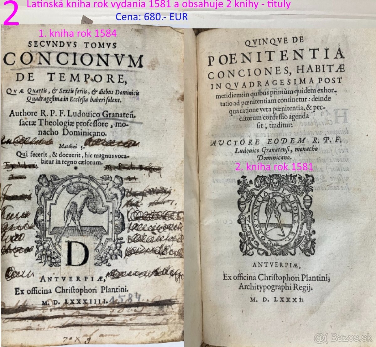 300 ročné veľmi staré knihy - 3