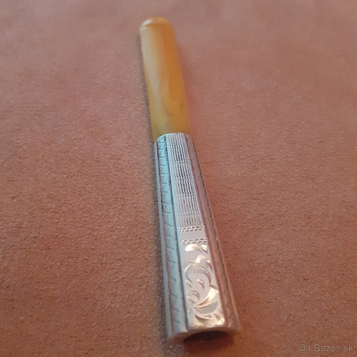 strieborná cigaretová špička - 3