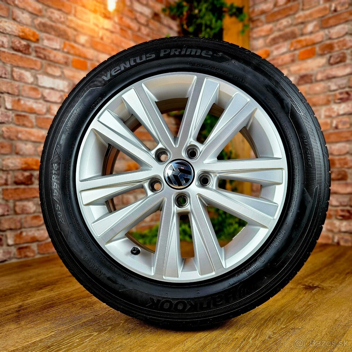 Alu R16 5x112 orig. VW Golf, Bora, Jetta...+ letné 205/55R16 - 3