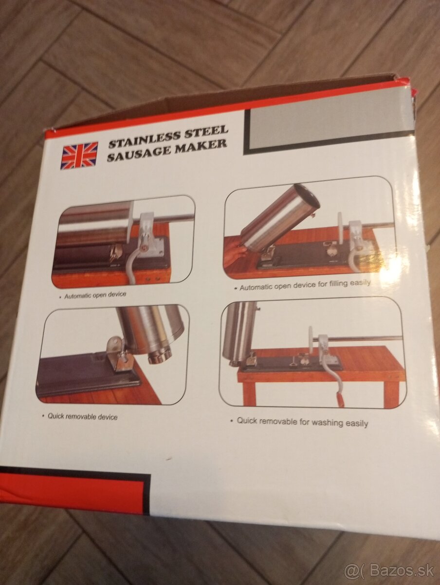 Plnička , nadievačka klobás , jaterníc na 4kg mäsa - nová - 3