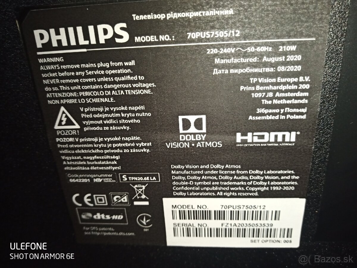 PHILIPS 70PUS7505 - 3
