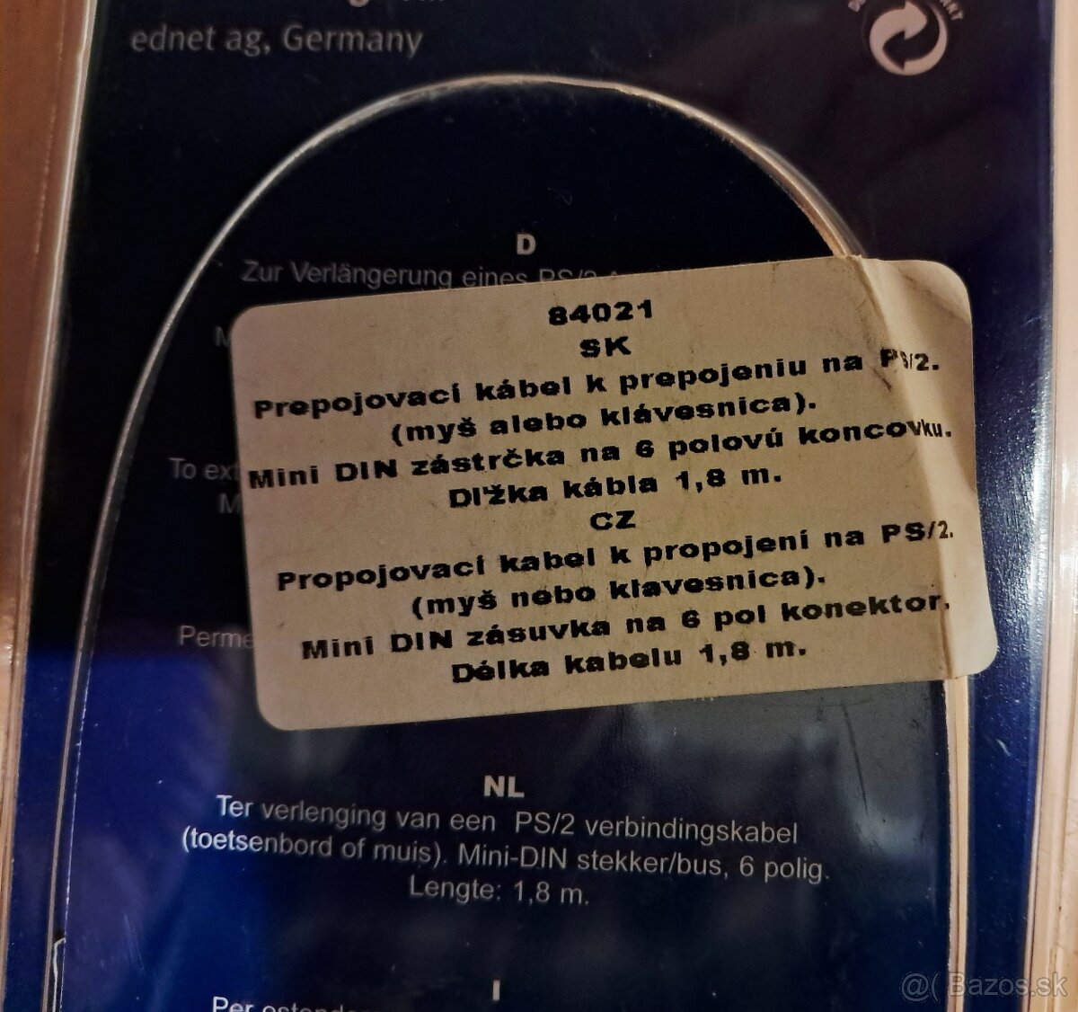 Predám prepojovací kábel k prepojeniu na PS/2 - 3