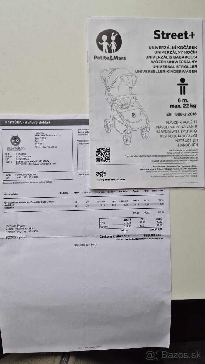 Kočík PETITE&MARS Street+ Air Complete Oak Limited - 3